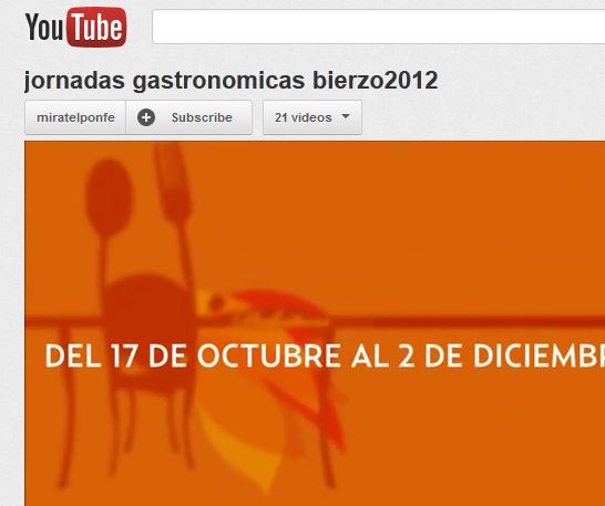 jornadas gastronomicas del bierzo 2012