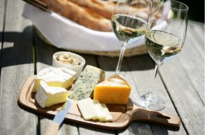 vino y queso