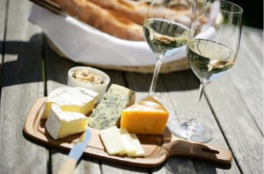 vino y queso