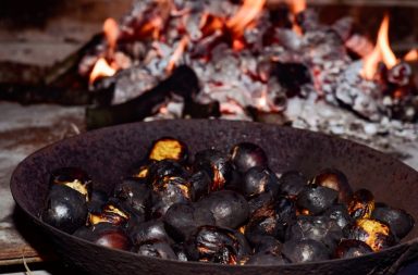 castañas asadas